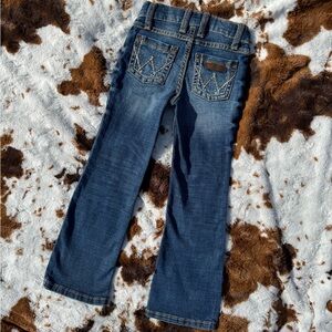 Stylish Blue Girls Wrangler Jeans Size 5